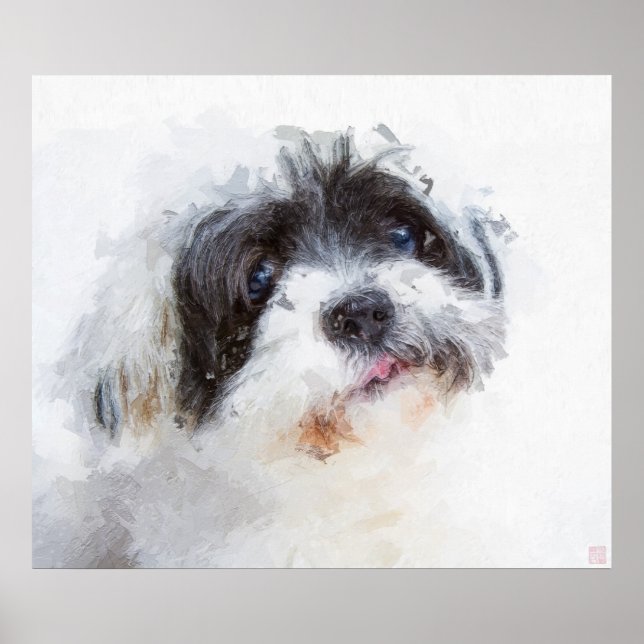 Dog Painting Print (Front)