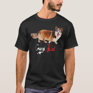 Dog Papa Puppy Dad Corgi T-Shirt