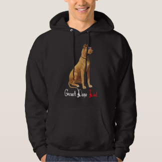 Dog Papa Puppy Dad Great Dane Hoodie