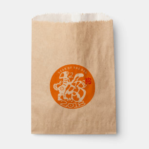 Dog Papercut Chinese New Year 2018 O Kraft Favour Bag