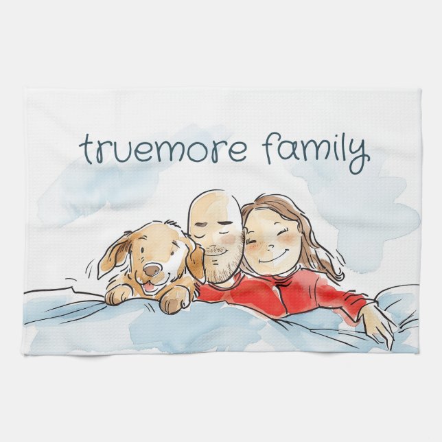 Dog Parents Kitchen Towel (Horizontal)
