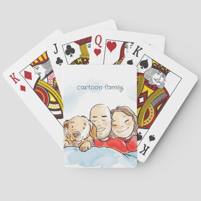 Dog Parents Playing Cards (Back)