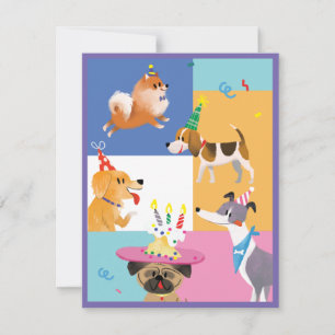 Dog Party Thank You Cards