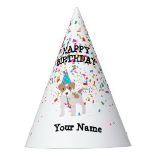 Dog Partying - Animals at Birthday Party Party Hat