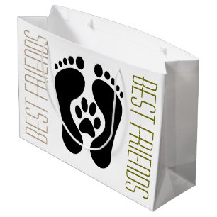 Dog Paw And Foot Design -Pet Friendly Gift Bag
