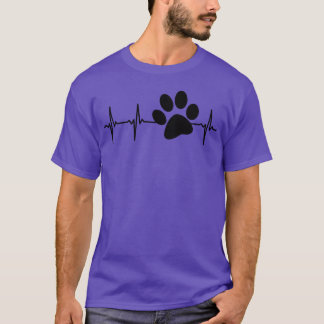Dog Paw Dog Print Doghemed Dog Owner Dog Love girl T-Shirt