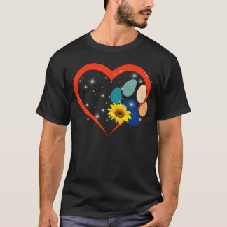 Dog Paw Heart funny girl T-Shirt