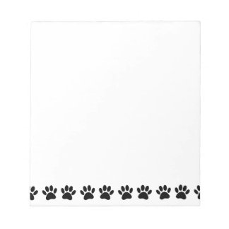 Dog Paw Pattern Notepad
