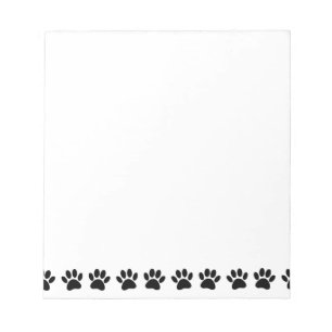 Dog Paw Pattern Pet Notepad