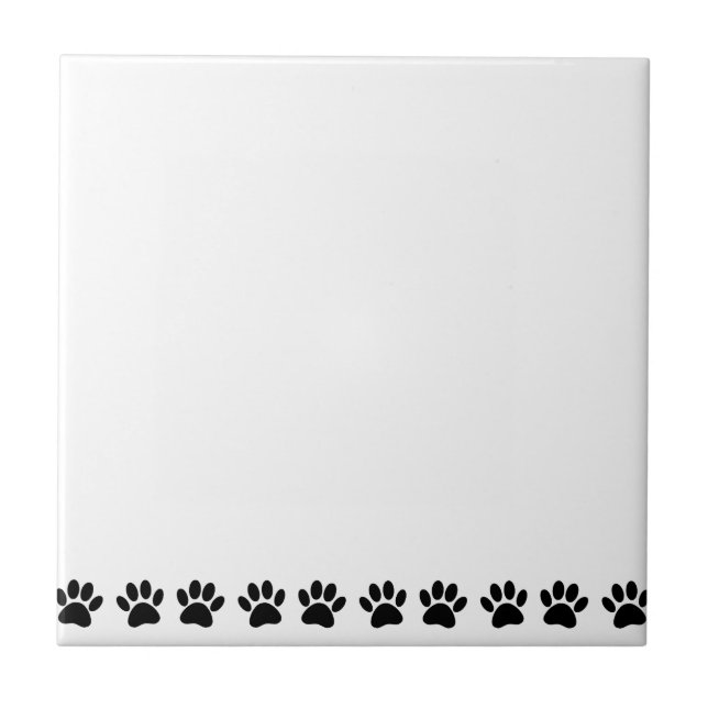 Dog Paw Pattern Tile (Front)