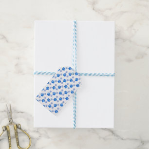 Dog Paw Print Simple Animal Lover Cute Puppies Gift Tags
