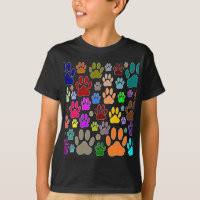 Dog Paw Prints All Over