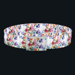 DOG PAW PRINTS BELT<br><div class="desc">DOG PAW PRINTS – colourful delicate flowers and butterflies painted using my dog’s paws dipped in non-toxic watercolor paints – share your love of dogs with family and friends, young and old, on any occasion, any celebration, any holiday. Make your personal Gift Giving with style and love. Be as original...</div>