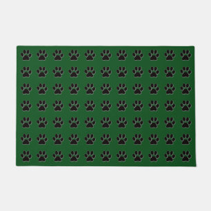 Dog Paw Prints Door Mat