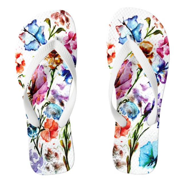 DOG PAW PRINTS FLIP FLOPS (Footbed)