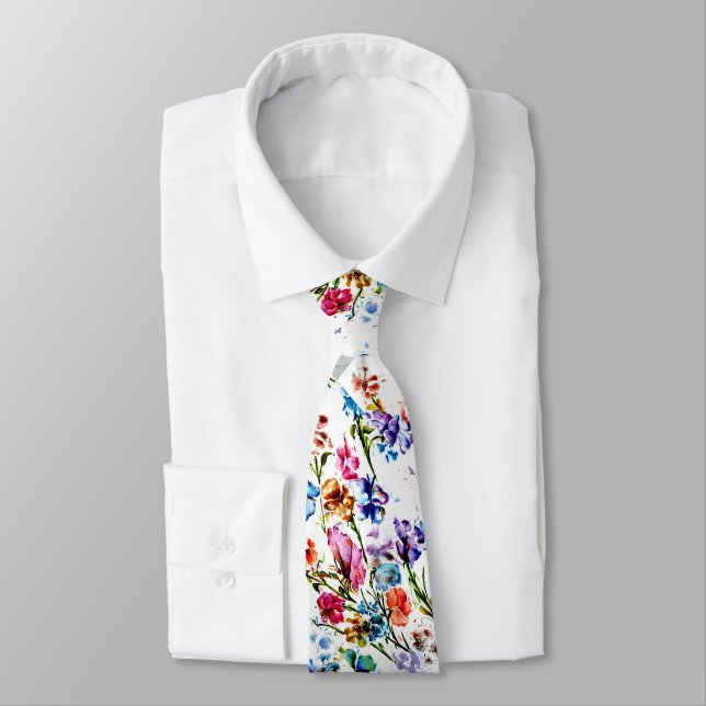 DOG PAW PRINTS TIE (Tied)