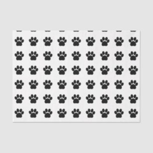 Dog Paw Prints Tissue Paper