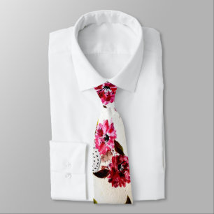 DOG PAW PRINTS WATERING CAN TIE