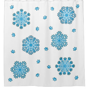 Dog Paw Snowflake