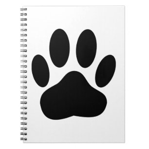 Dog Pawprint Notebook