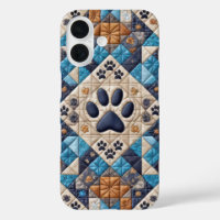 Dog Pawprint Quilt Design