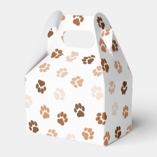 Dog paws favor box