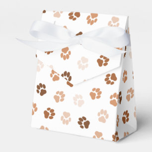 Dog paws favor box