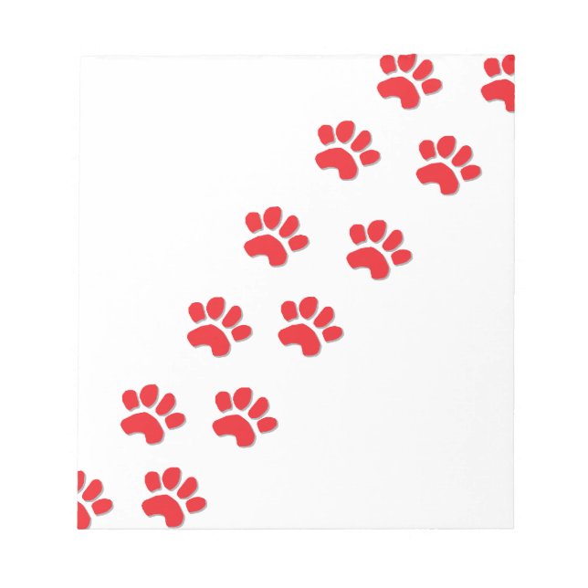 Dog Paws Notepad (Front)