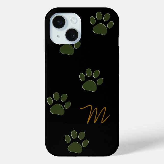Dog Paws personalized Case-Mate iPhone Case (Back)