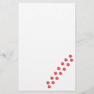 Dog Paws Stationery