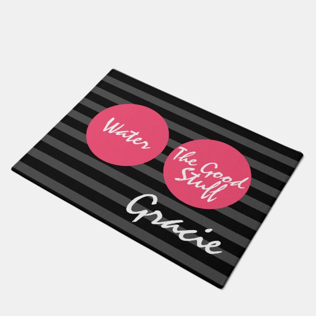 Dog Personalized Feeding Doormat (Angled)