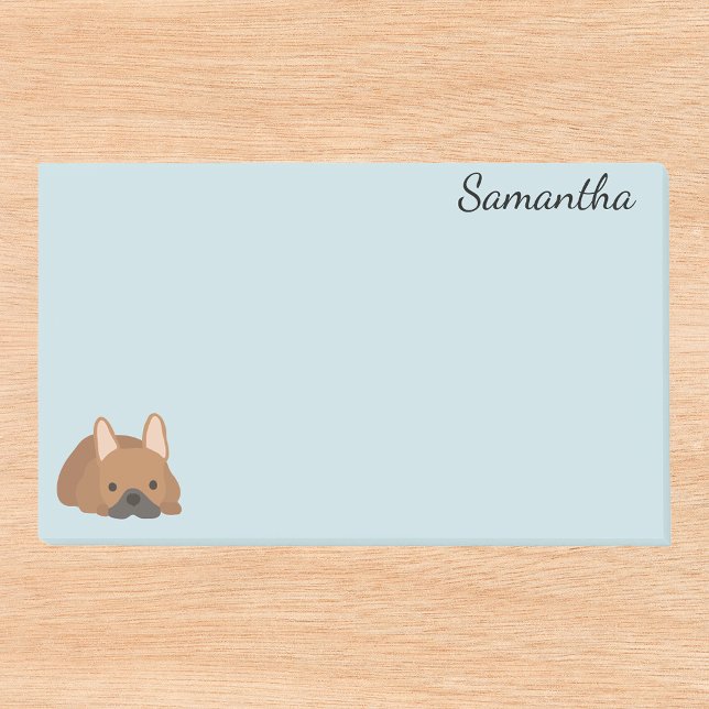 Dog Personalized French Bulldog Post-it Notes (Creator Uploaded)