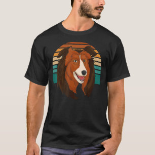 Dog  Pet Animal Dog Owner Retro Rough Collie T-Shirt