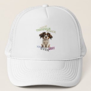 Dog Pet Cuttest Trouble Maker Cute Adorable Funny  Trucker Hat