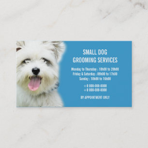Dog pet grooming parlour   Personalize Business Card