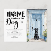 dog pet has moved! new address announcement