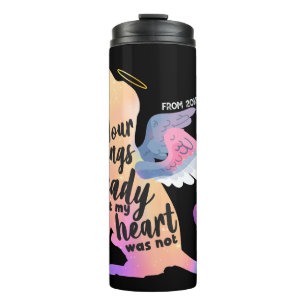 Dog Pet Memorial Watercolor Cute Design Love Thermal Tumbler