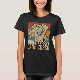 Dog Pet Owner Vintage Animal Outfit Retro Cane Cor T-Shirt
