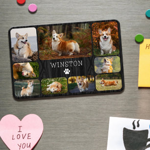 Dog Pet Photo Collage Magnet