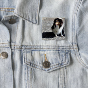 Dog Photo 2 Inch Square Button