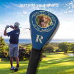 Dog Photo Best Dad By Par Custom Monogram Golf Head Cover<br><div class="desc">There should be no question that golf is definitely more than just a game -- so it's especially appropriate to have a photo and a message that inspires. You can leave this message or write your own -- and then personalize with initials and the photograph. This is a wonderful gift...</div>