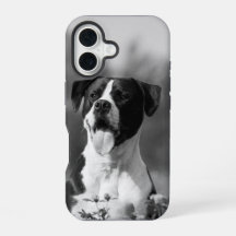 Dog Photo Black and White Personalizable