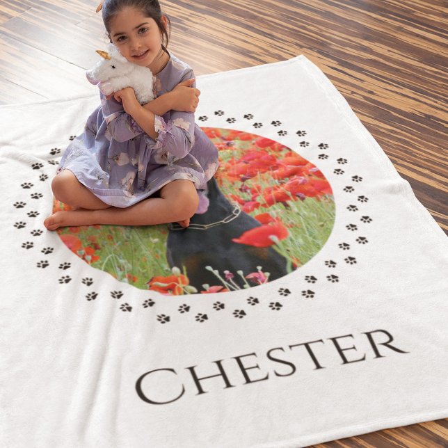 Dog Photo Blanket - Personalized Pet Keepsake Gift (Creator Uploaded)