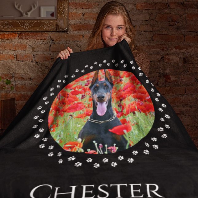Dog Photo Blanket - Personalized Pet Keepsake Gift (Creator Uploaded)