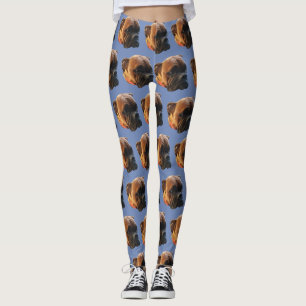 Dog Photo Boxer Puppy Leggings