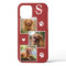 Dog Photo Collage Monogram Terra Cotta Pet