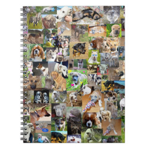 Dog Photo Collage, Notebook