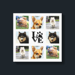 Dog photo college 8 Instagram images Canvas Print<br><div class="desc">Dog photo template ready for you to add your own images to</div>
