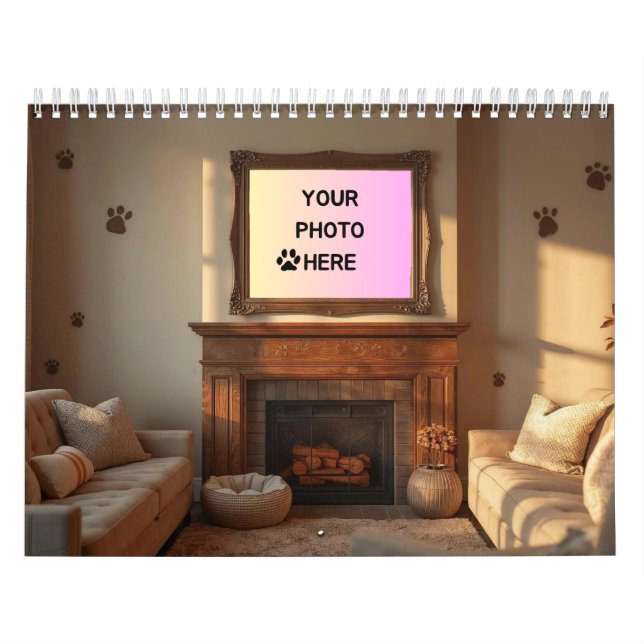 Dog Photo Custom Pet Calendar 2026 (Cover)