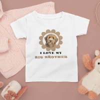 Dog Photo Gift for Kids Big Brother Sister Pet Bab